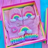 Vibrant Pastel Rainbow Gift Box