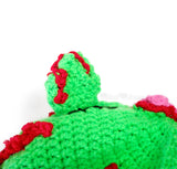 Zombie Kitty Beanie - Neon Green, Bubblegum Pink, Black and Red Crochet Zombie Hat with Cat Ears, Stitches and exposed BRAINS, made from 100% Acrylic Yarn by VelvetVolcano
