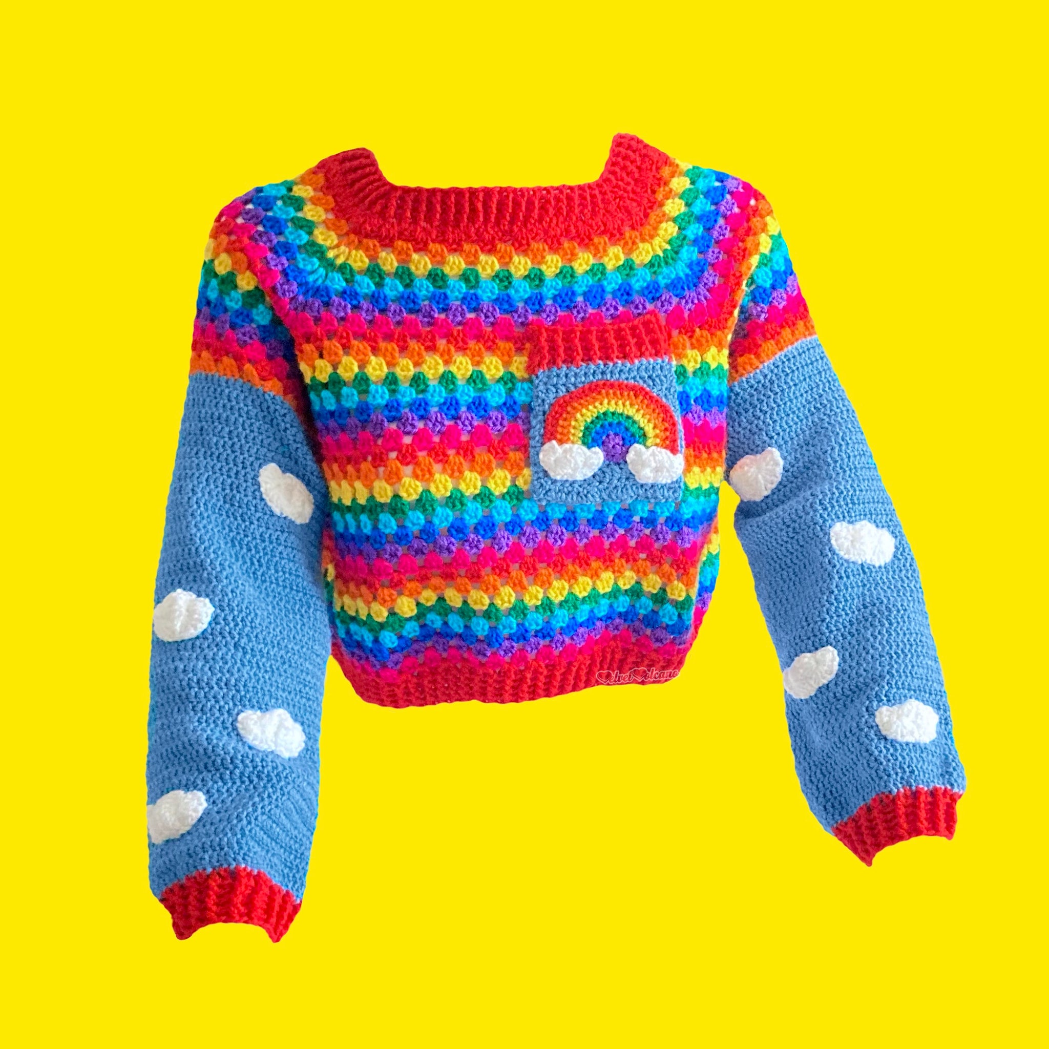 Rainbow crop deals jumper