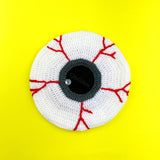 Eye See You Beret - Crocheted Eyeball Hat by VelvetVolcano