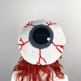 Eye See You Beret - Crocheted Eyeball Hat by VelvetVolcano