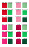 Strawberry Yarn Colour Chart by VelvetVolcano