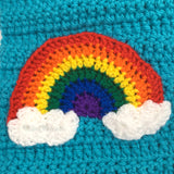 Rainbow Cloud Chunky Scarf by VelvetVolcano